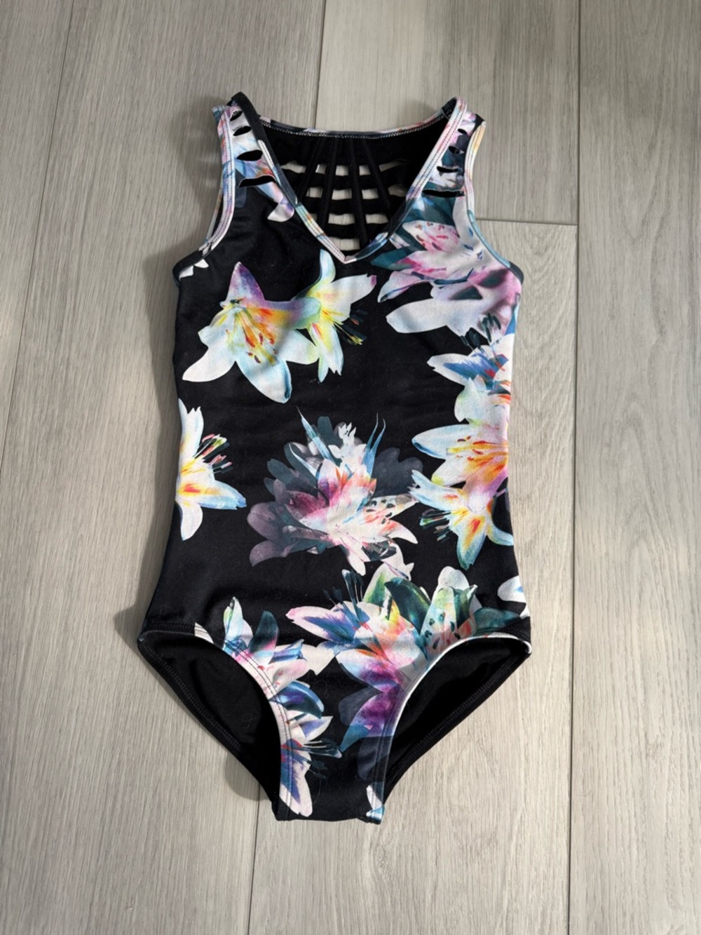 YL Jo & Jax Floral Dance Leotard